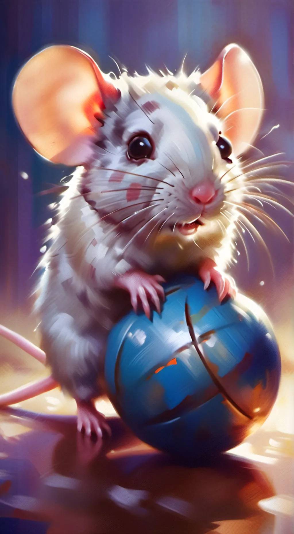 ai character: cat toy background