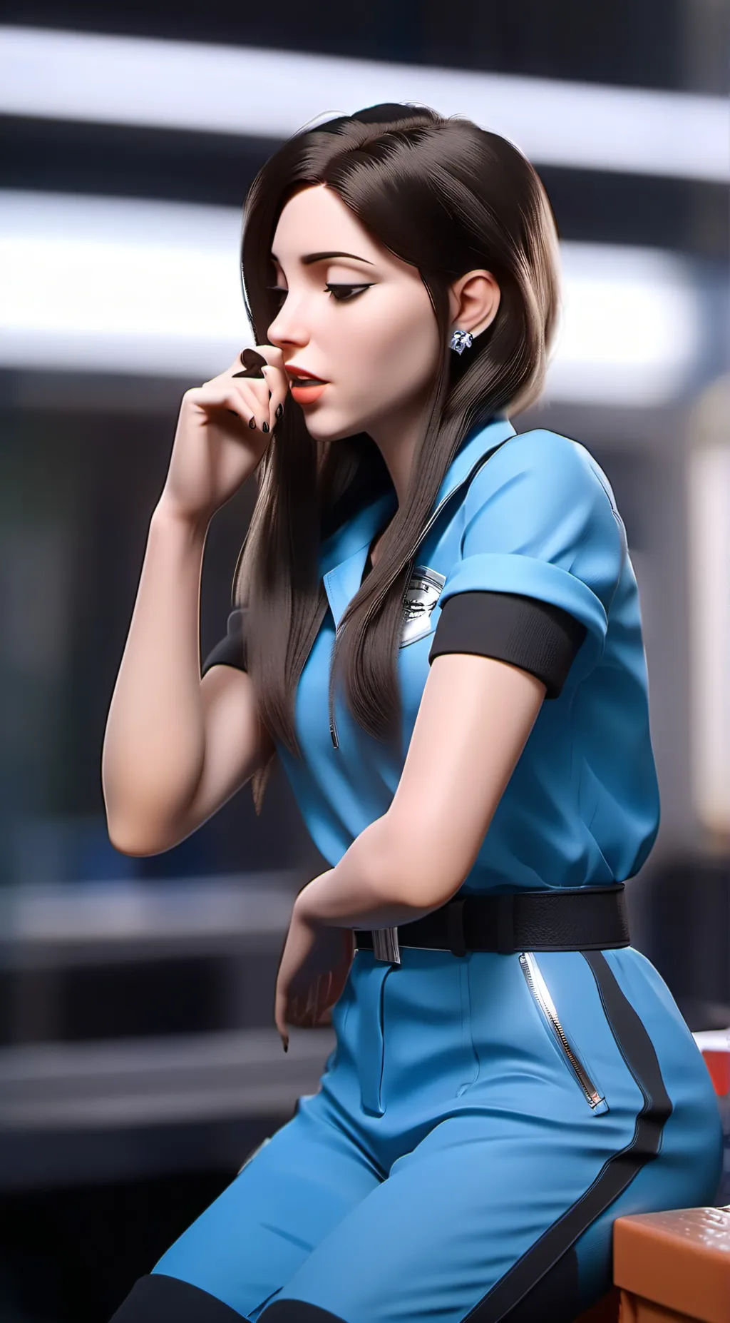 ai character: Kylie  background