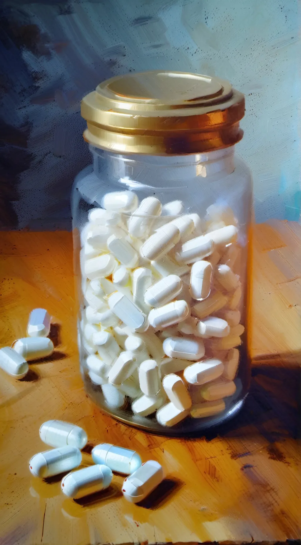 ai character: Pills background