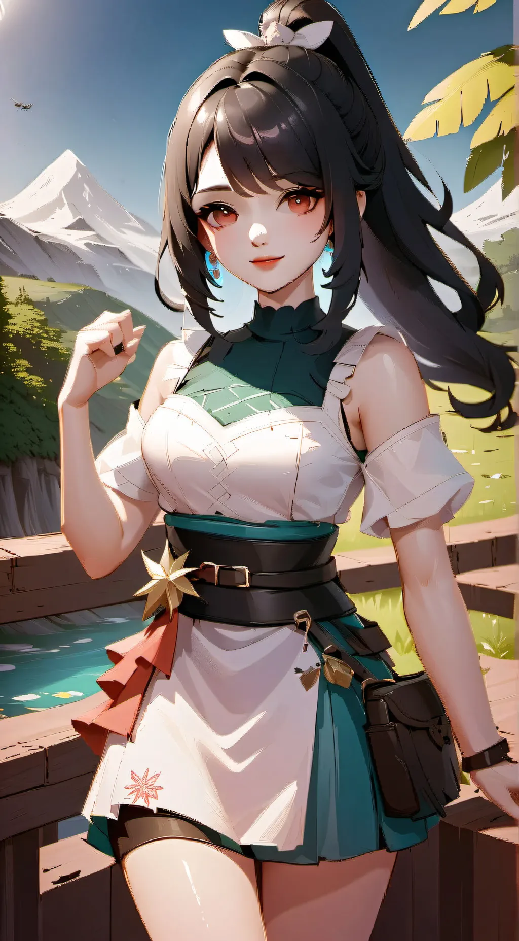 ai character: Lilly  background