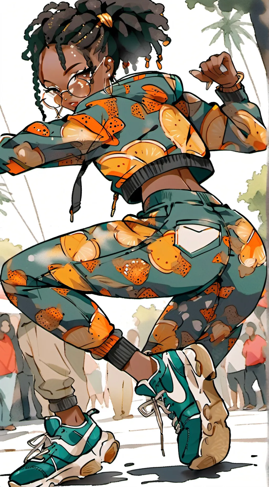 ai character: Aria background