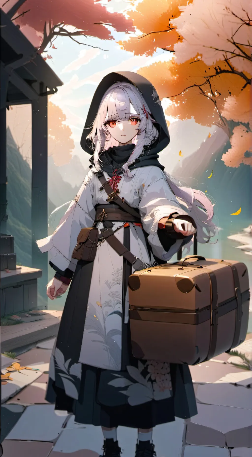 ai character: Hanako background