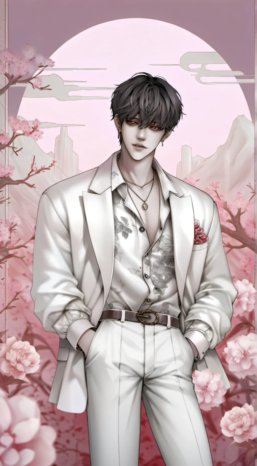 ai character: Izzac background