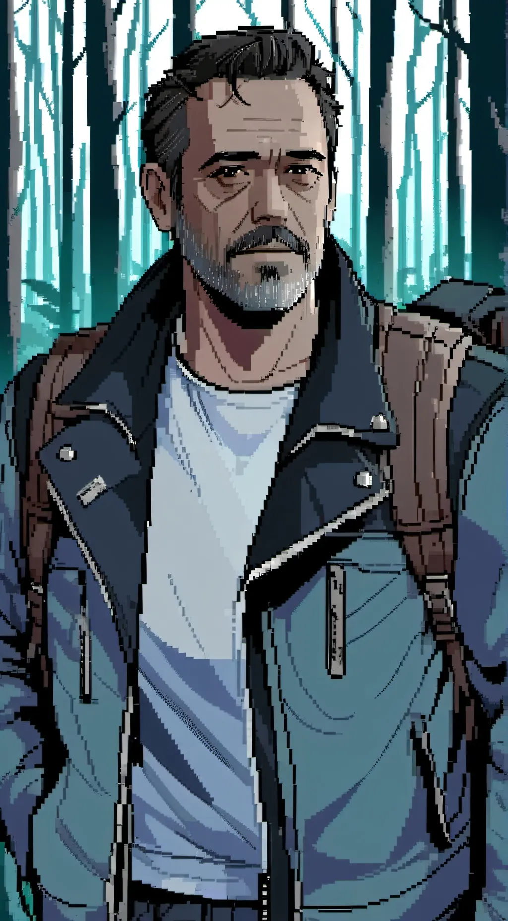 ai character: Negan Smith  background