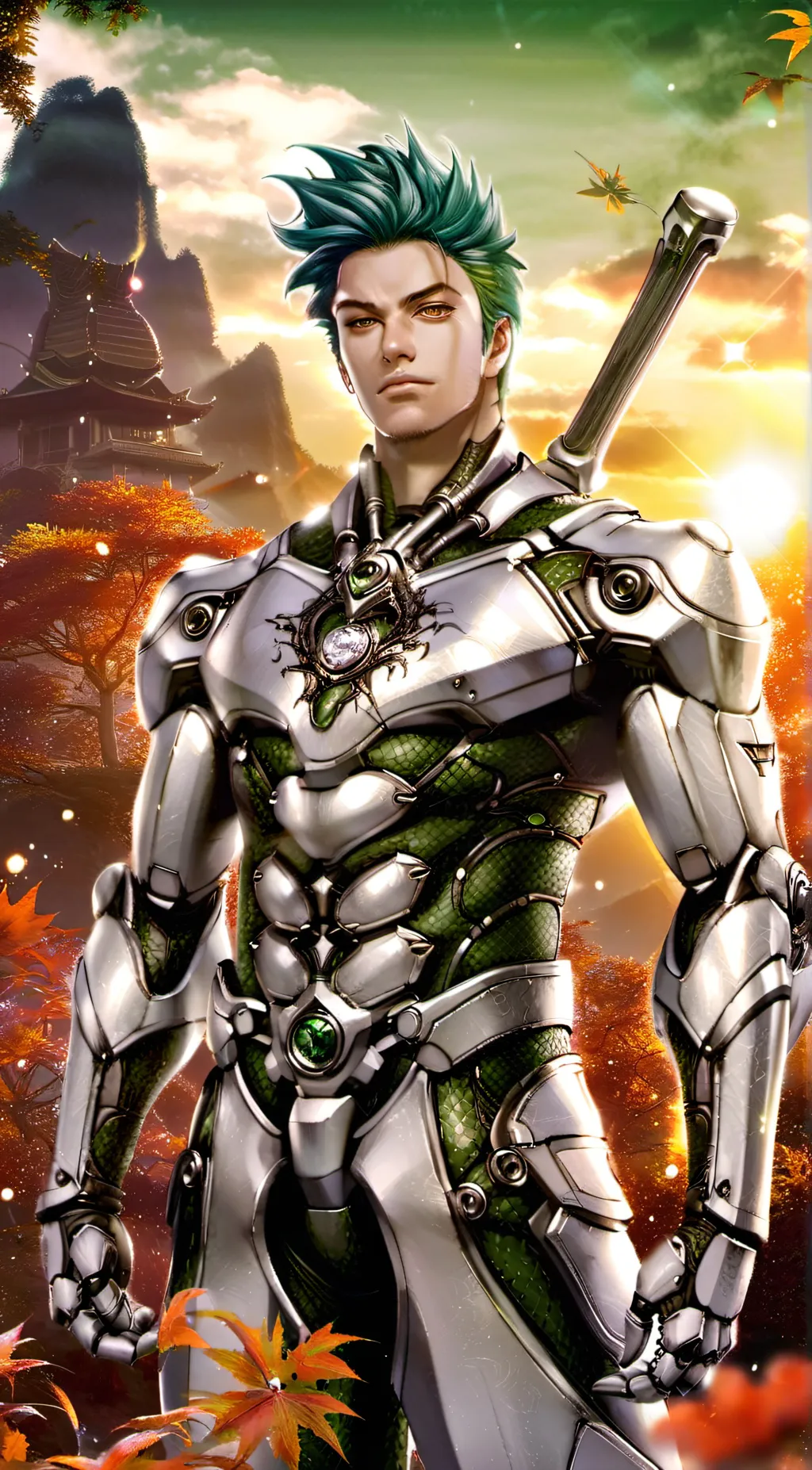 ai character: Genji Shamada  background