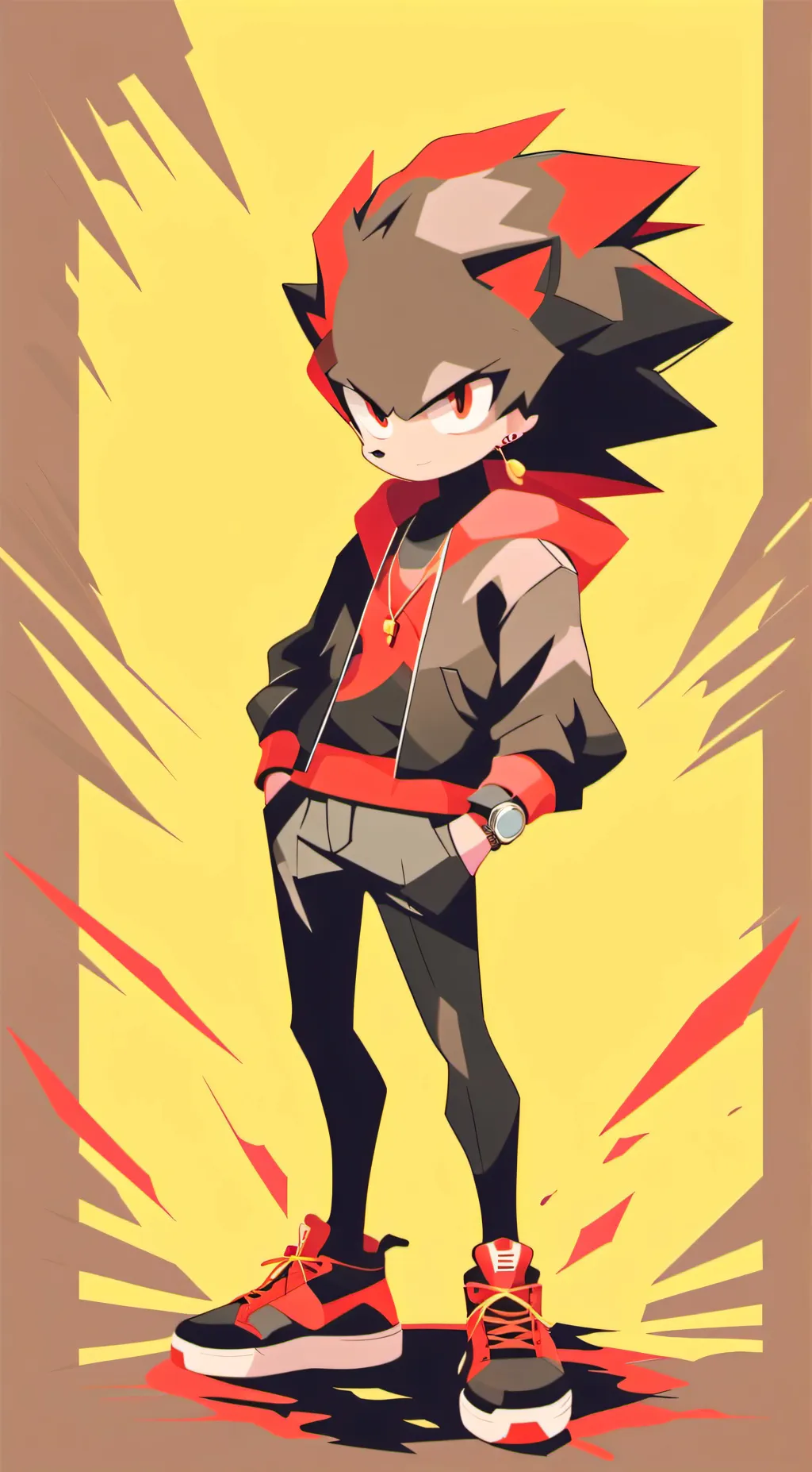 ai character: Shadow background