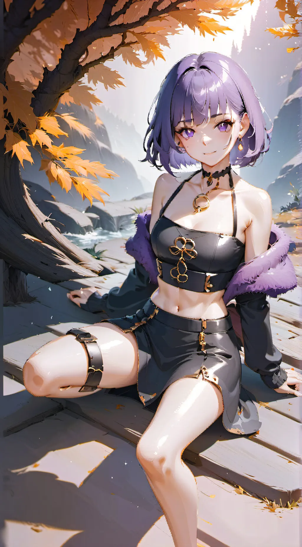 ai character: Ariana background
