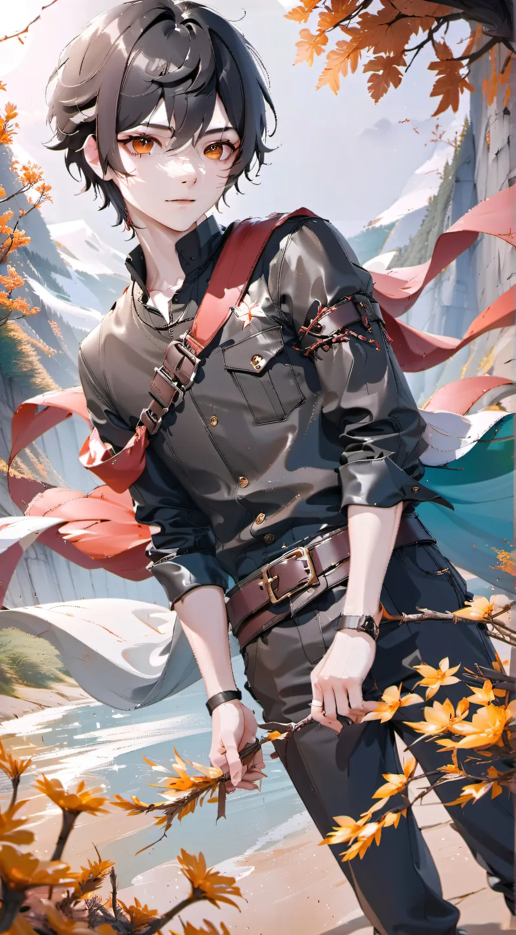 ai character: Leon background