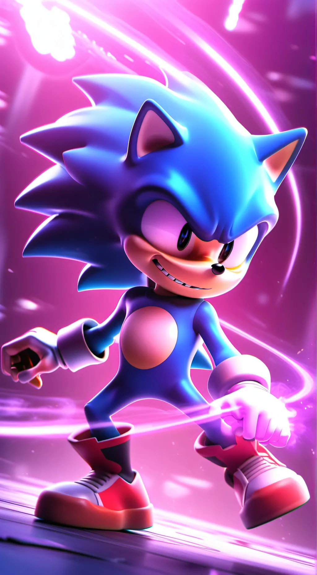 ai character: Sonic  background