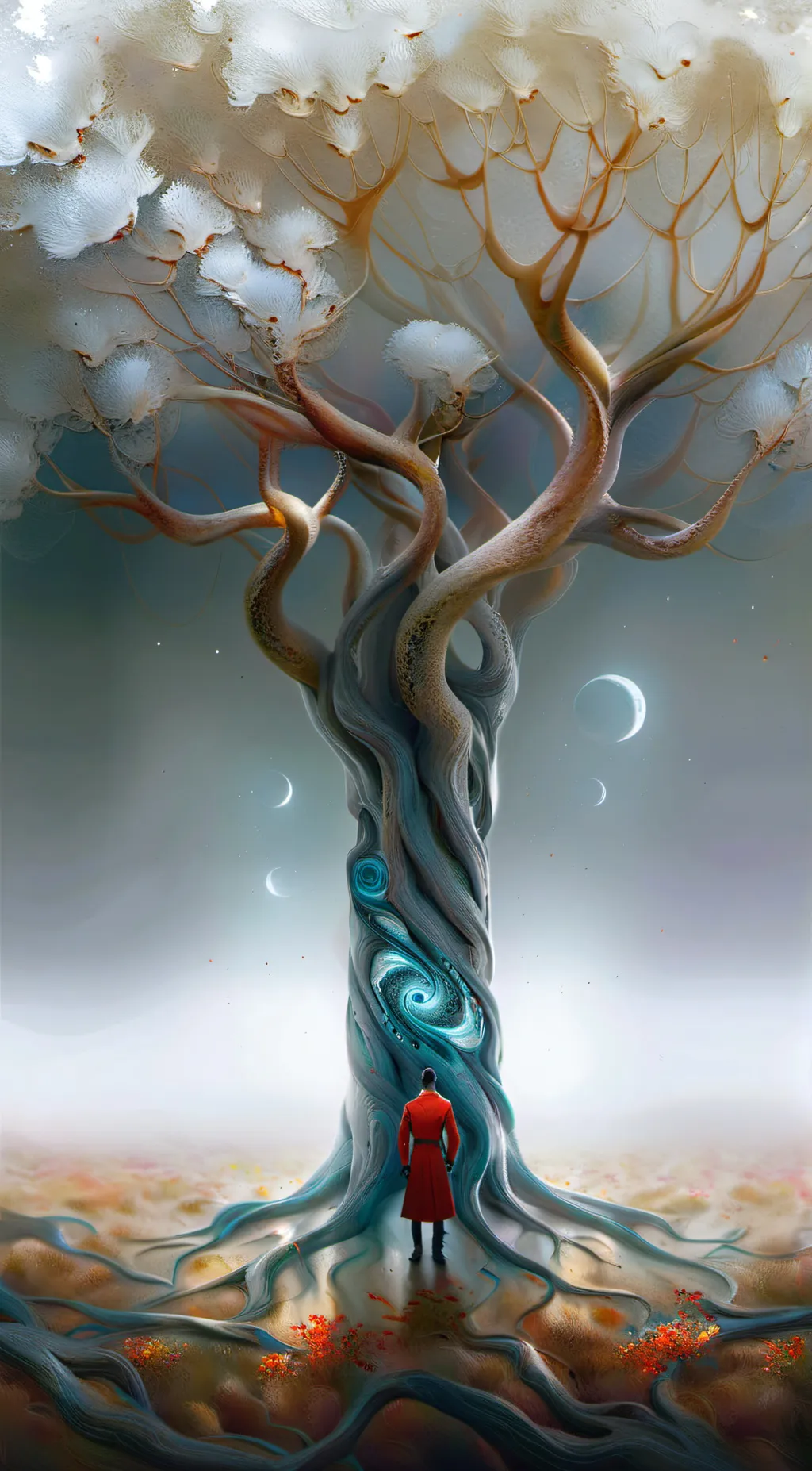 ai character: justin tree background