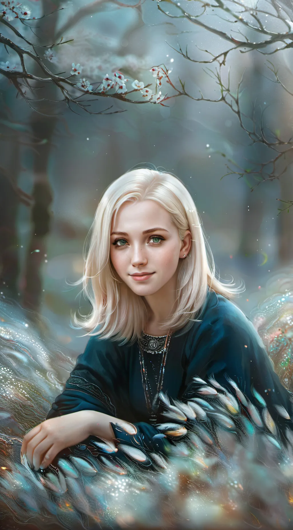ai character: Luna background