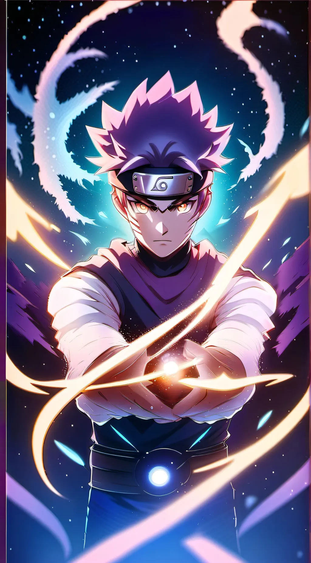 ai character: Naruto  background