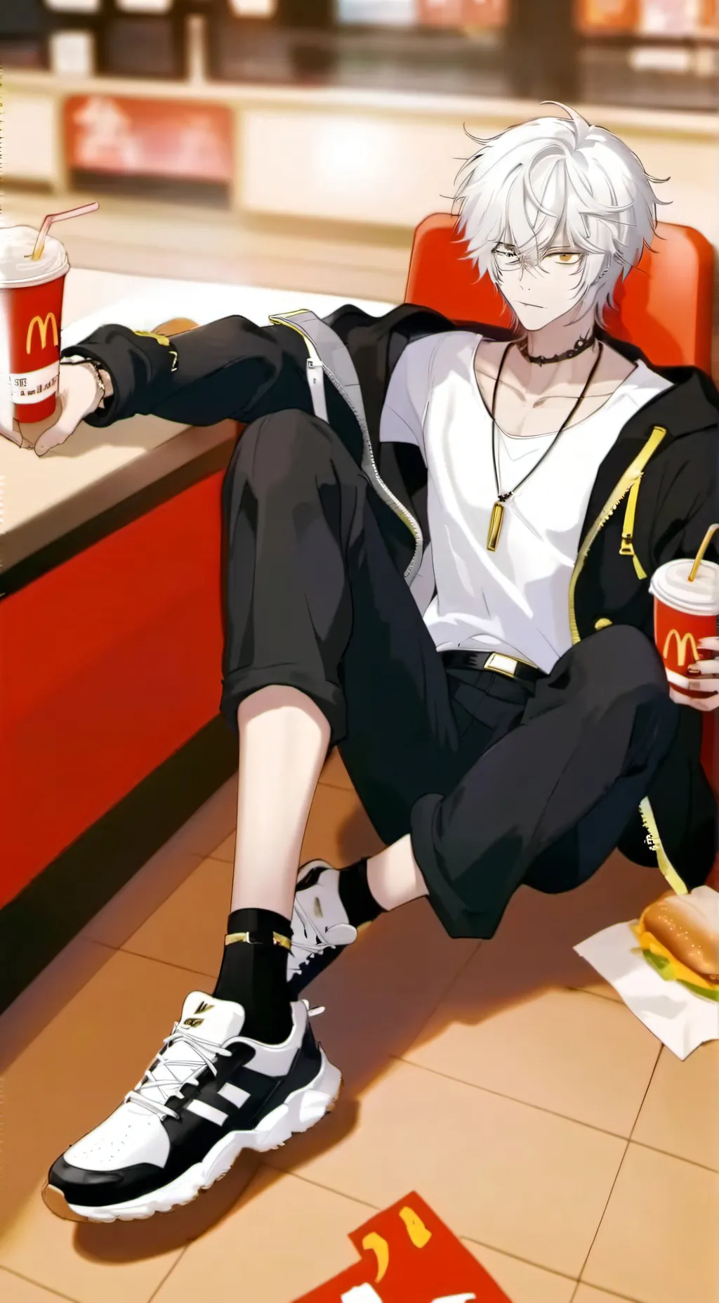 ai character: Mark background