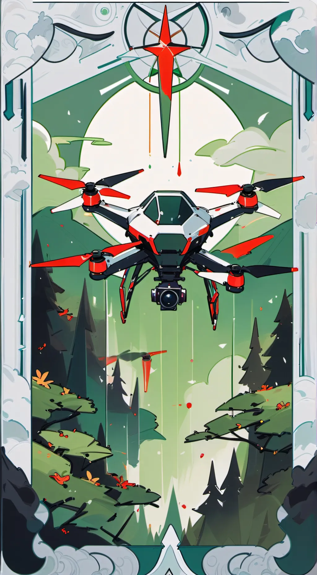 ai character: murder drones background