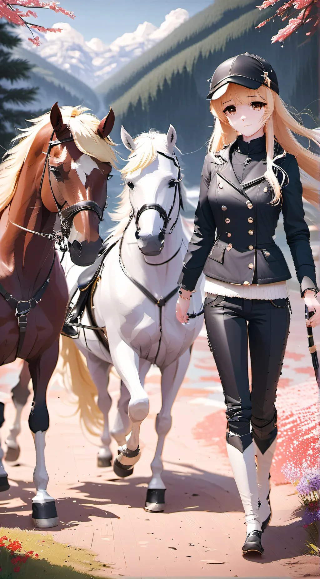 ai character: Lucy the eques  background