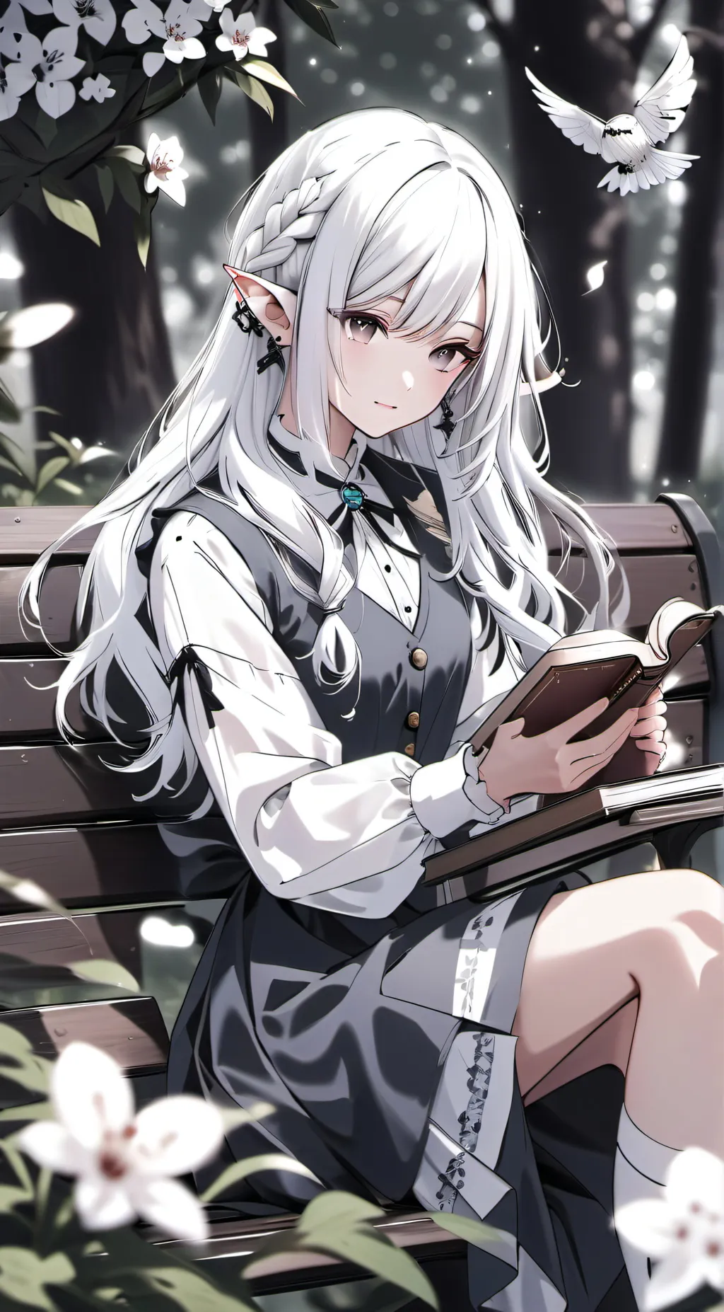 ai character: Lily background