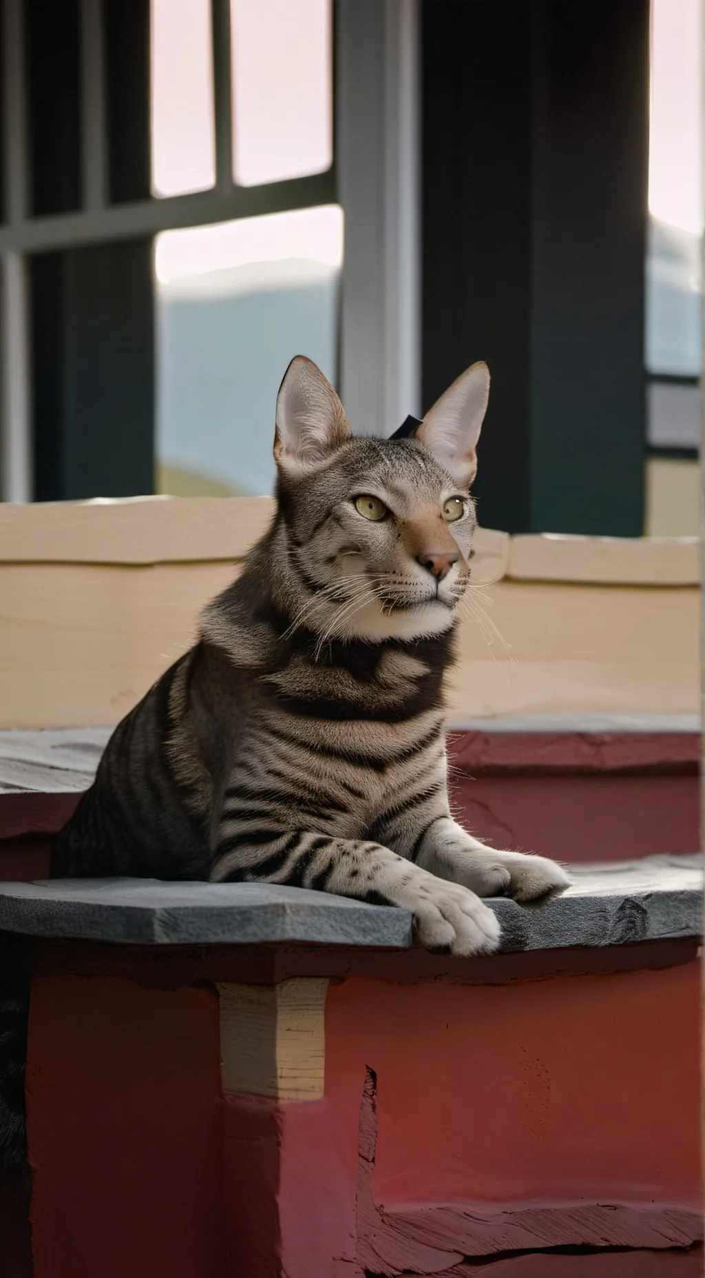 ai character: Homeless kitty background
