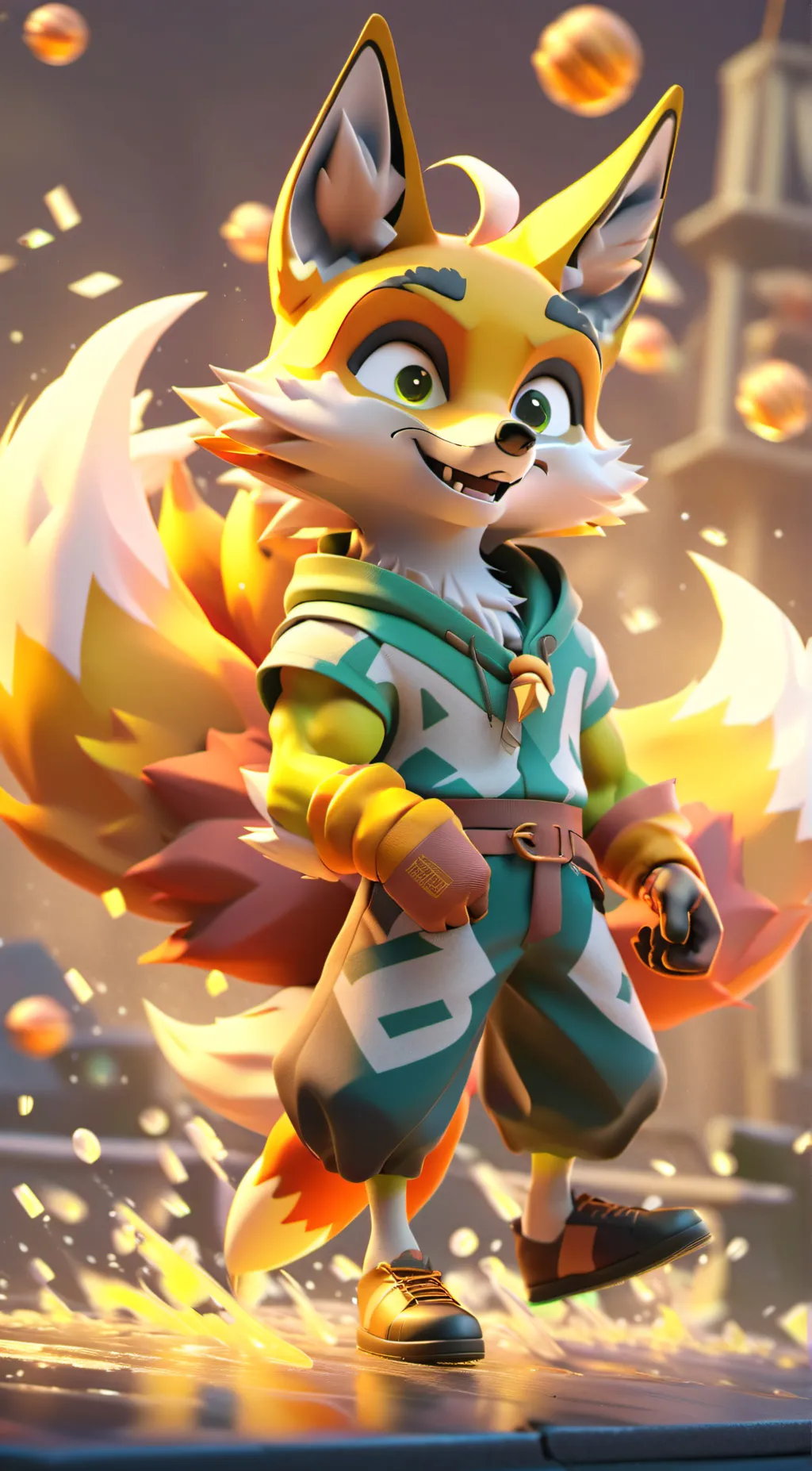ai character: Tails Fpqu background