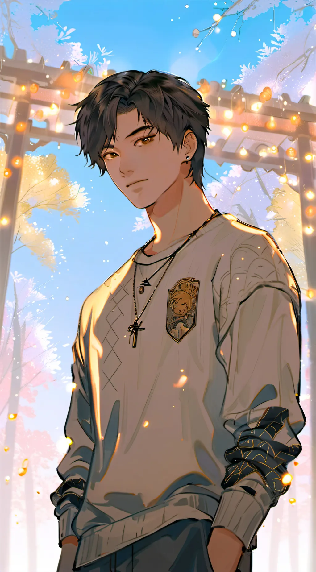ai character: Frank Zhang background
