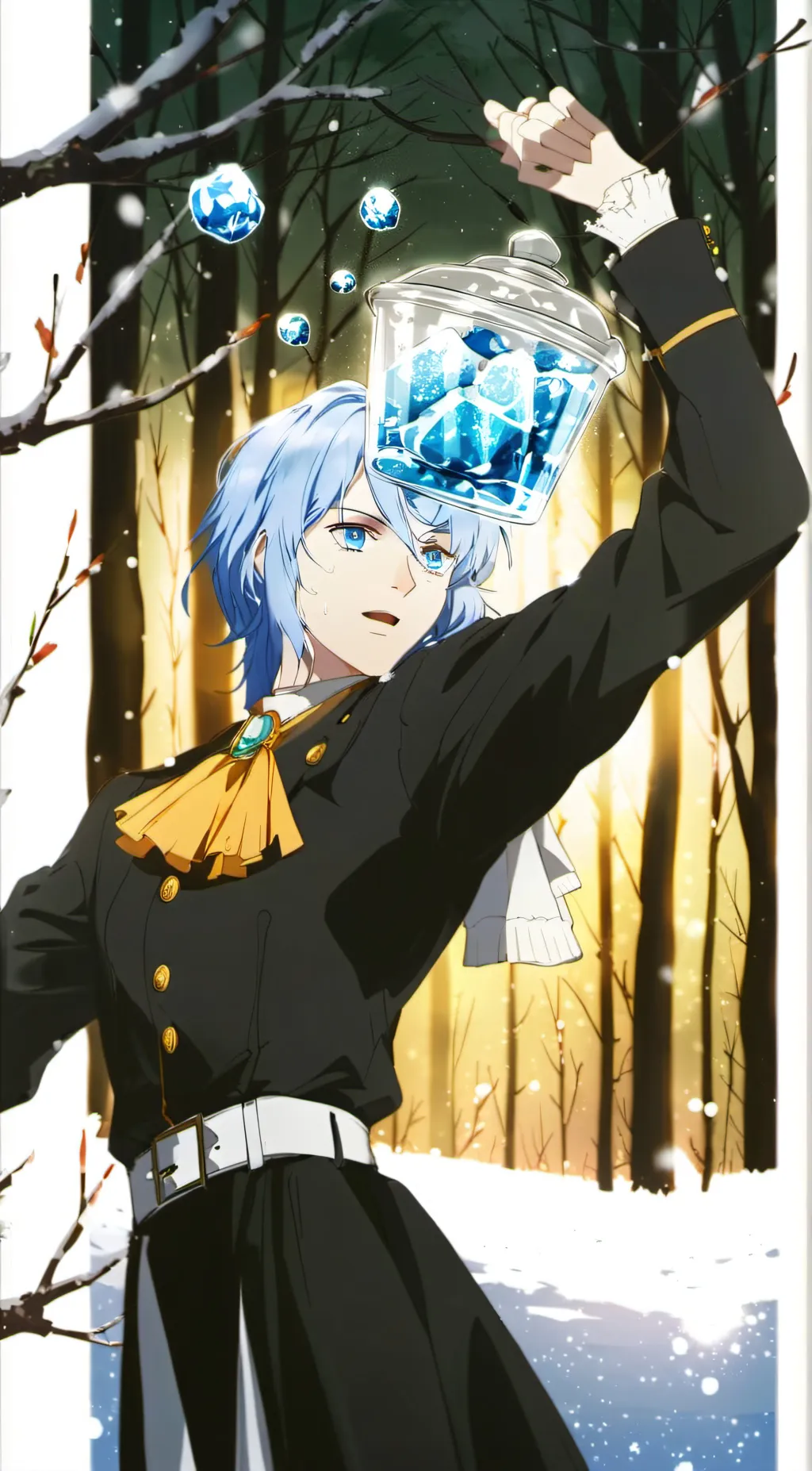 ai character: Ana shariac background