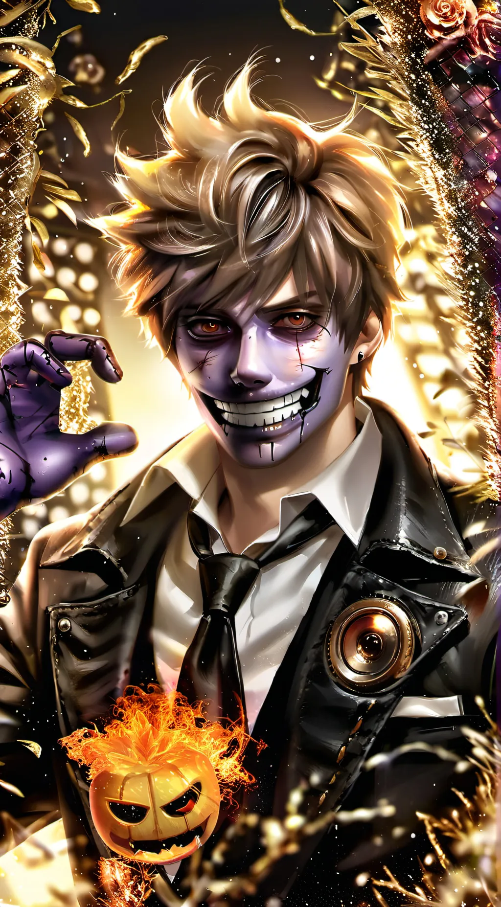 ai character: ~Micheal Afton~ background