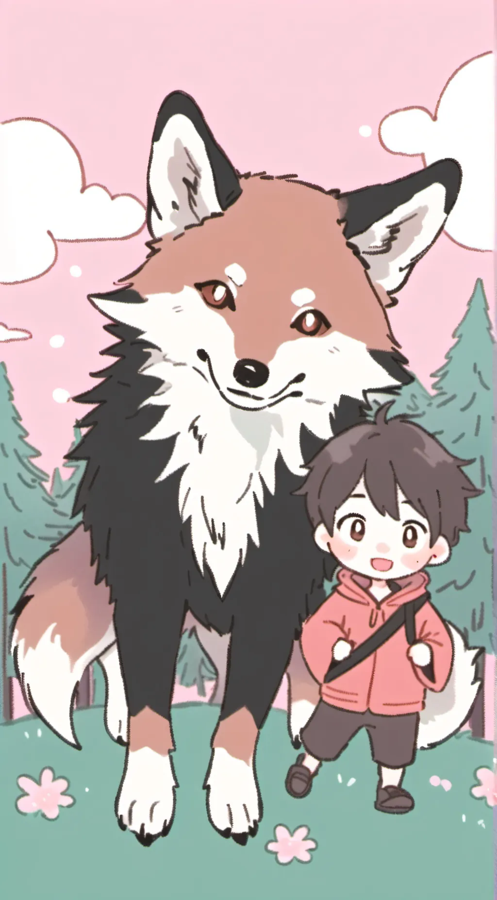 ai character: foxy background