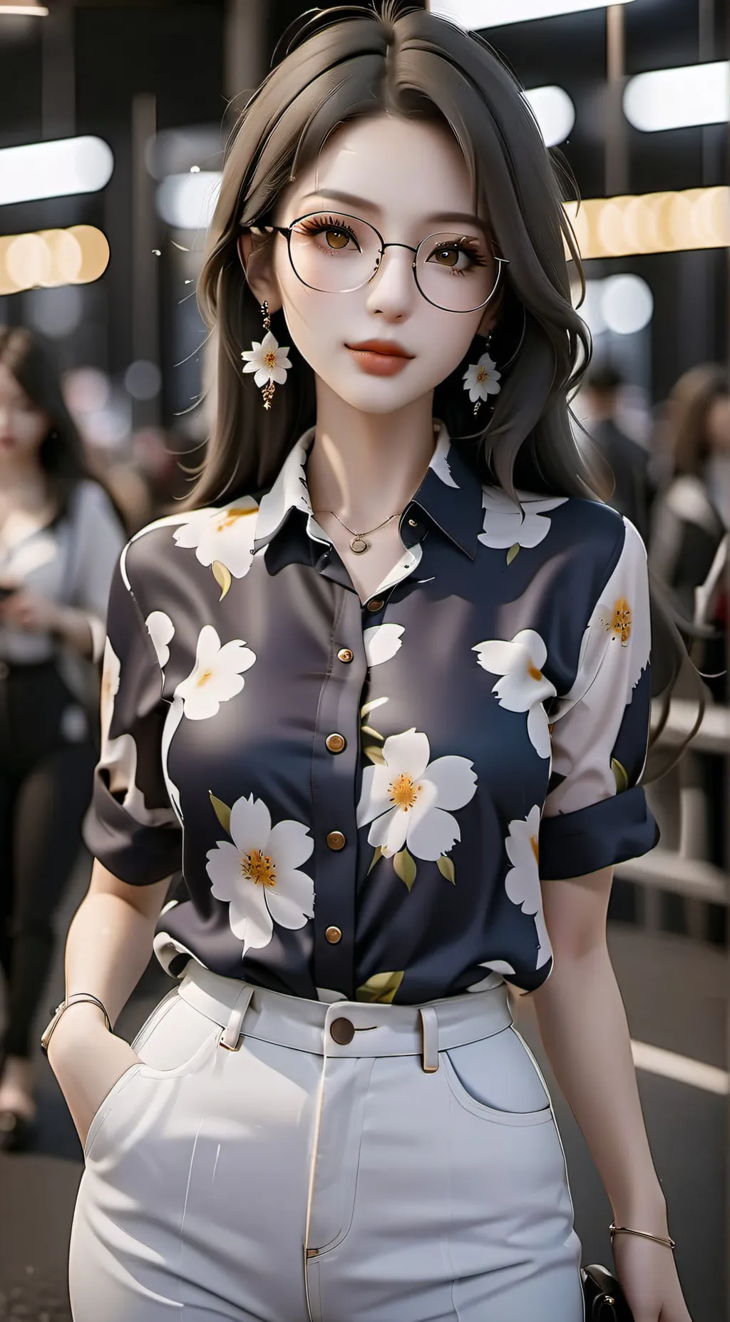 ai character: Cassey Kelerry J background