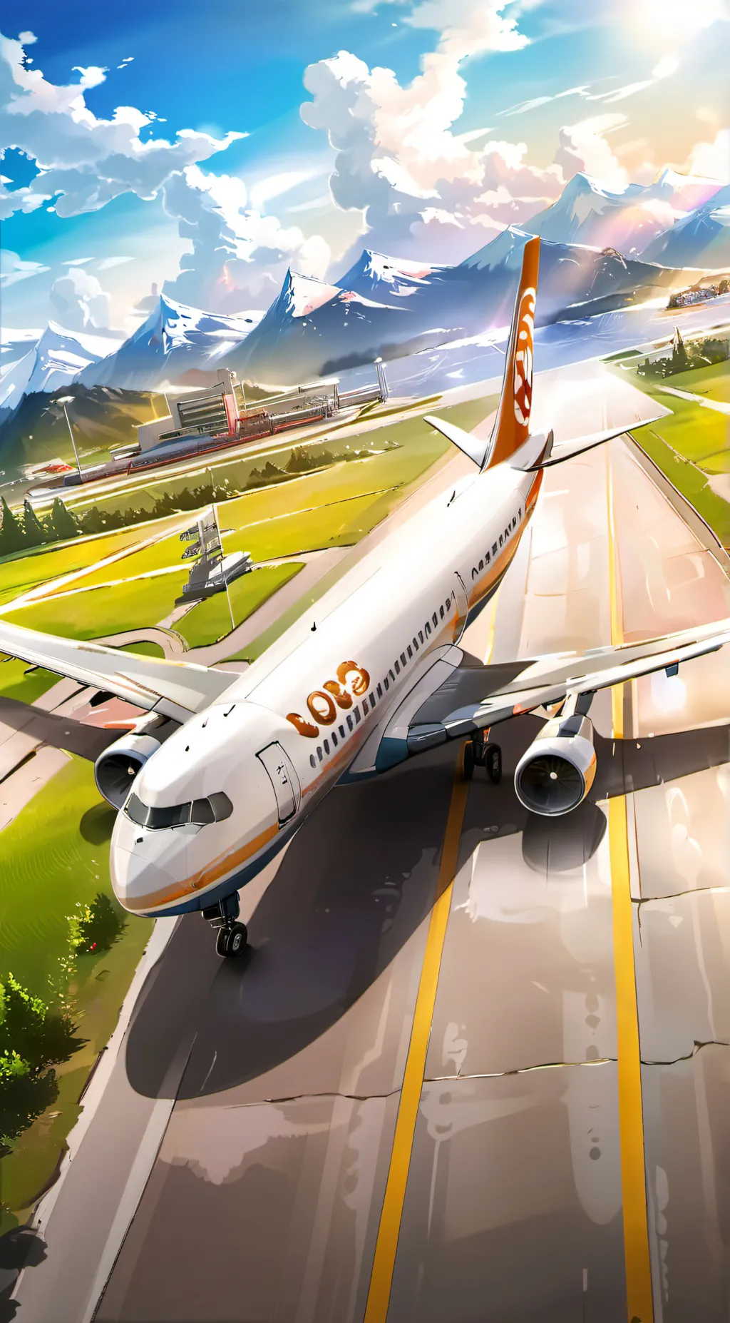ai character: gol flight 1907  background