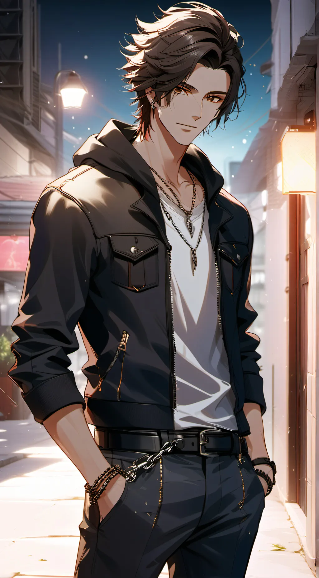 ai character: Levi Banks background