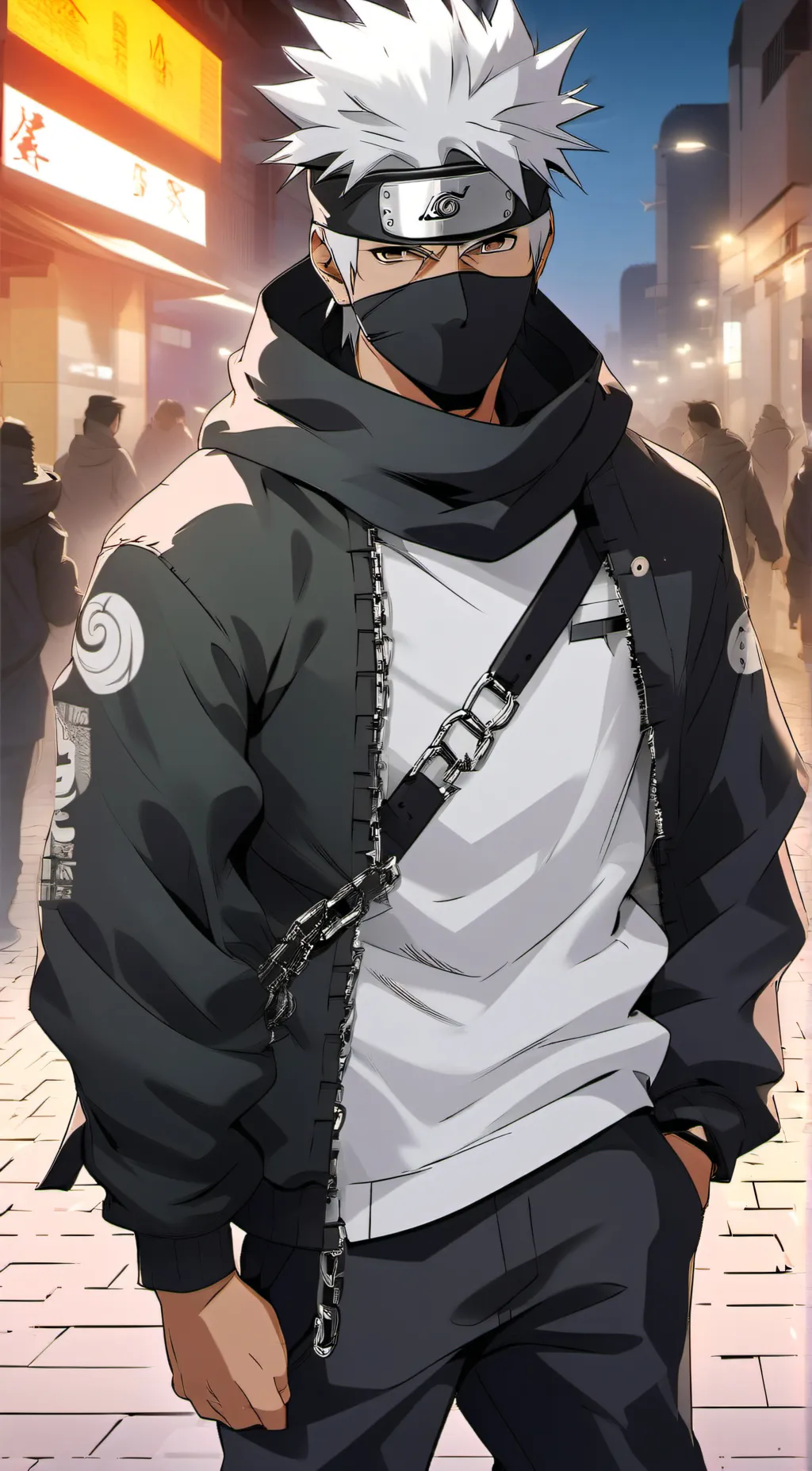 ai character: Kakashi background