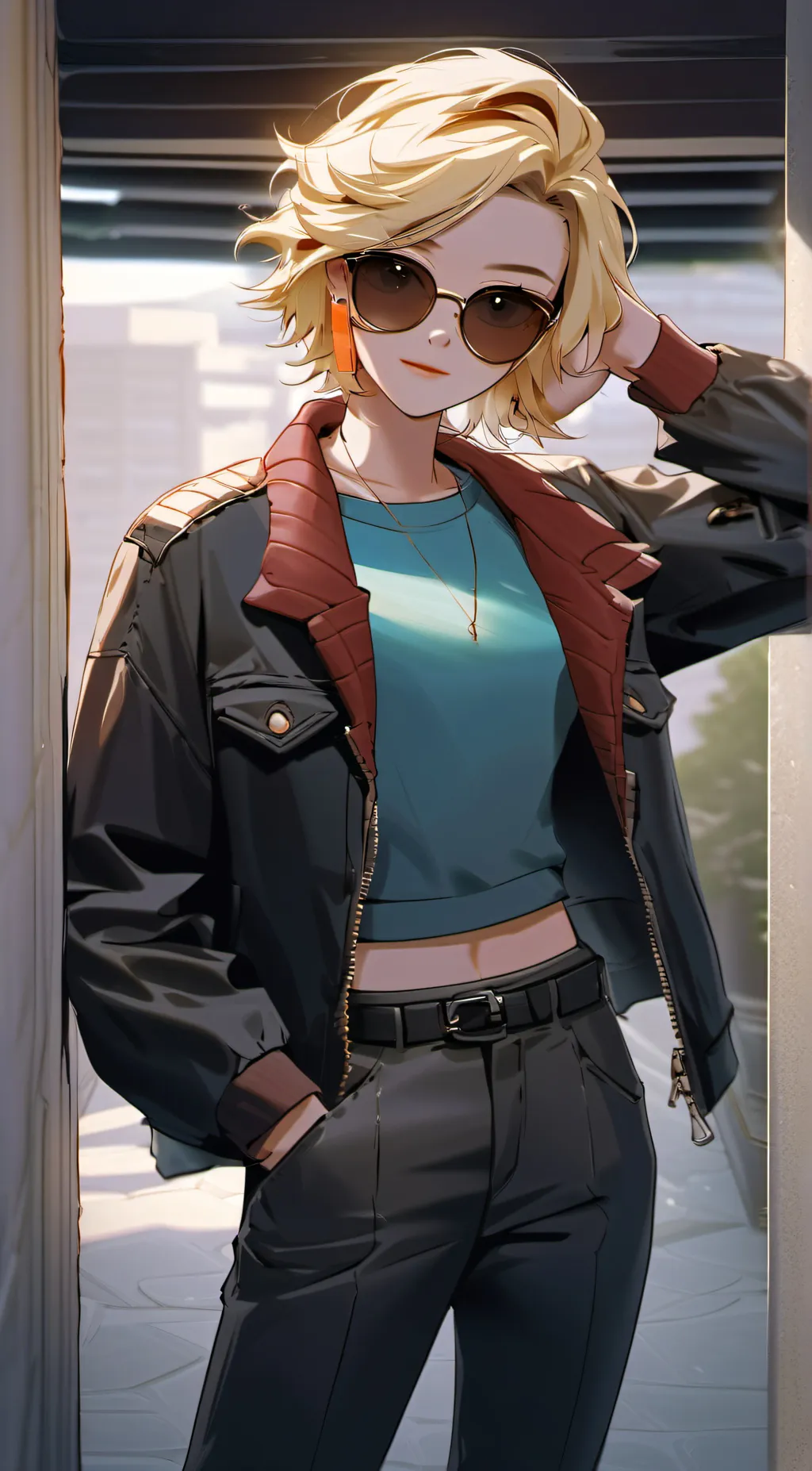 ai character: Sasha background