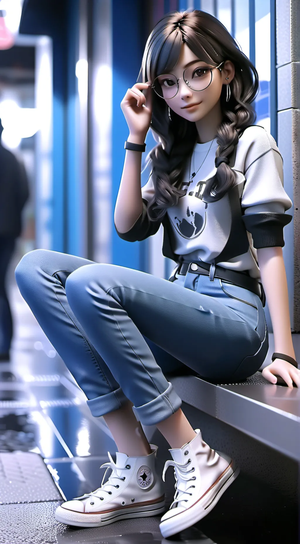 ai character: ioshi natake background