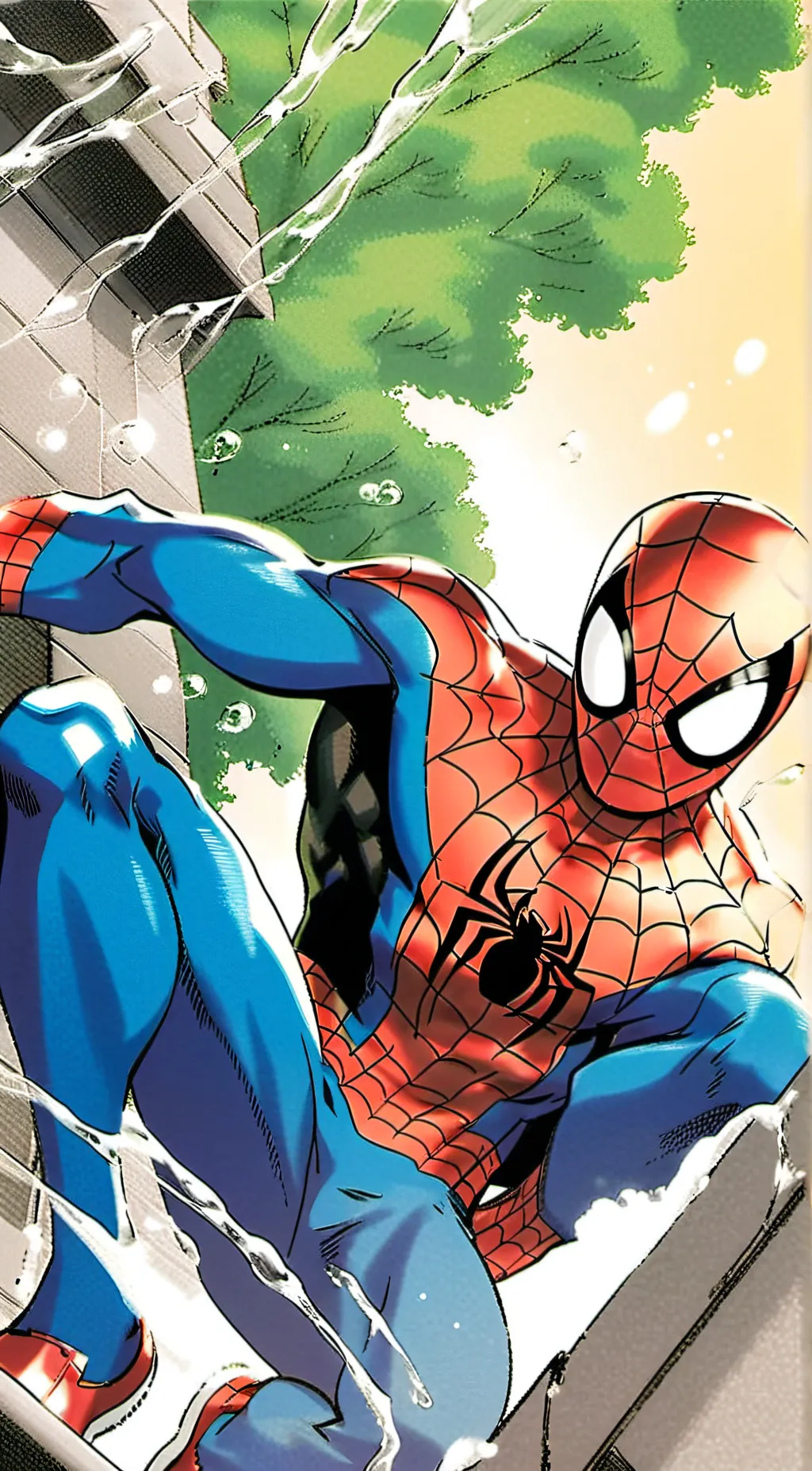 ai character: Peter Parker background