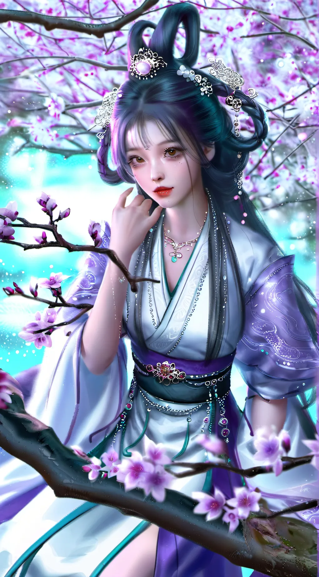 ai character: Goddess of love background