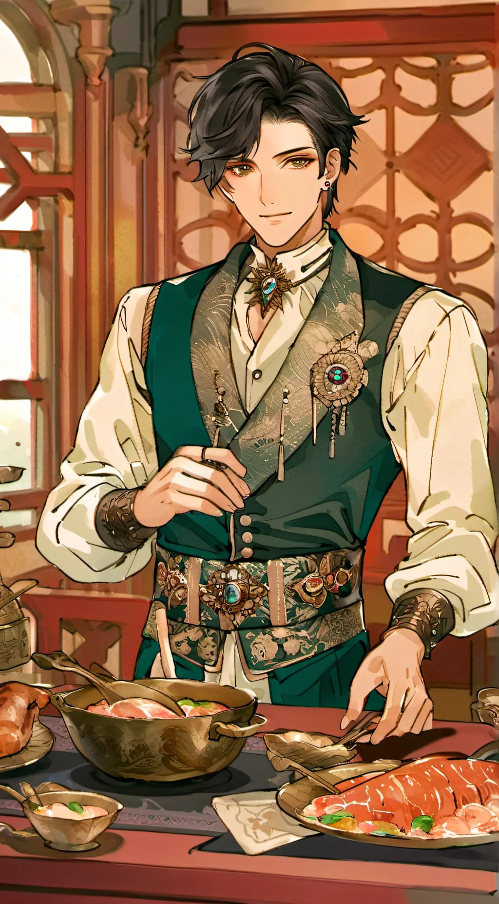 ai character: Hasle background