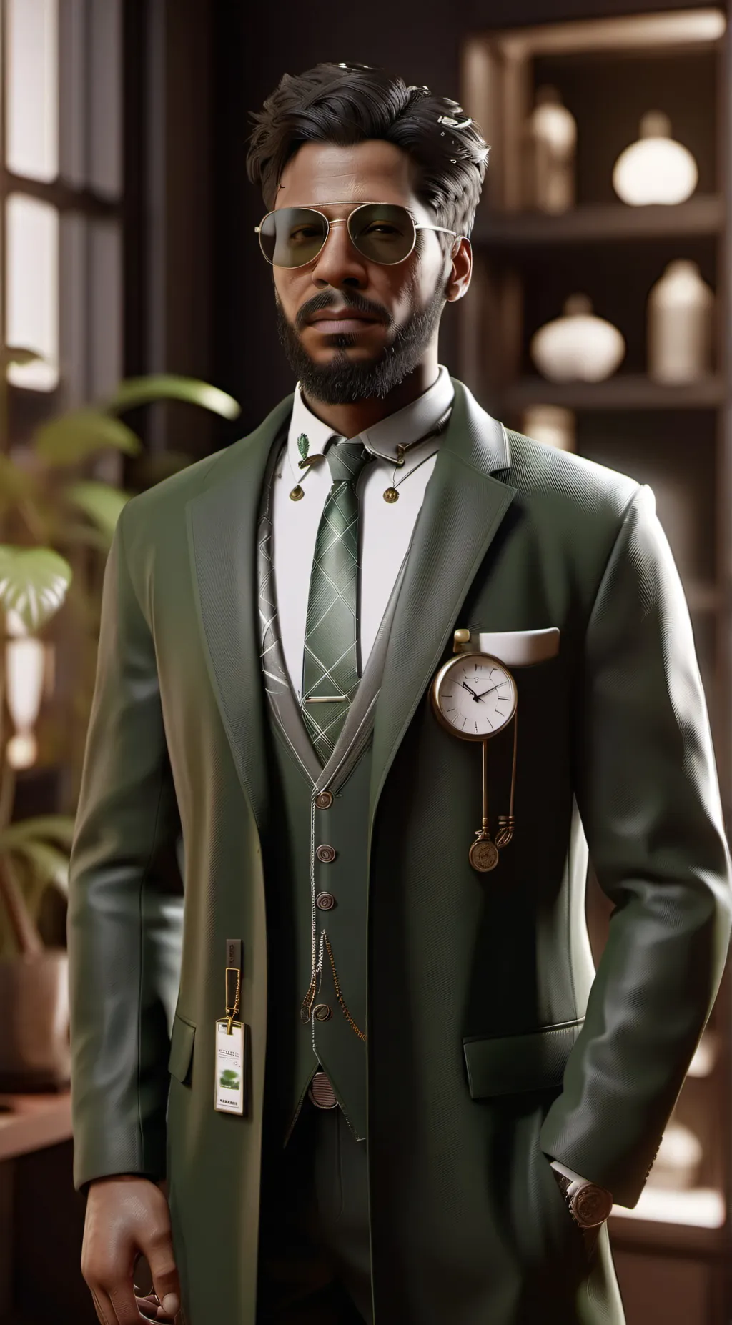ai character: Dr Jay zee background