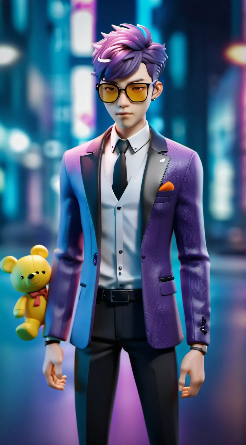 ai character: lankybox background