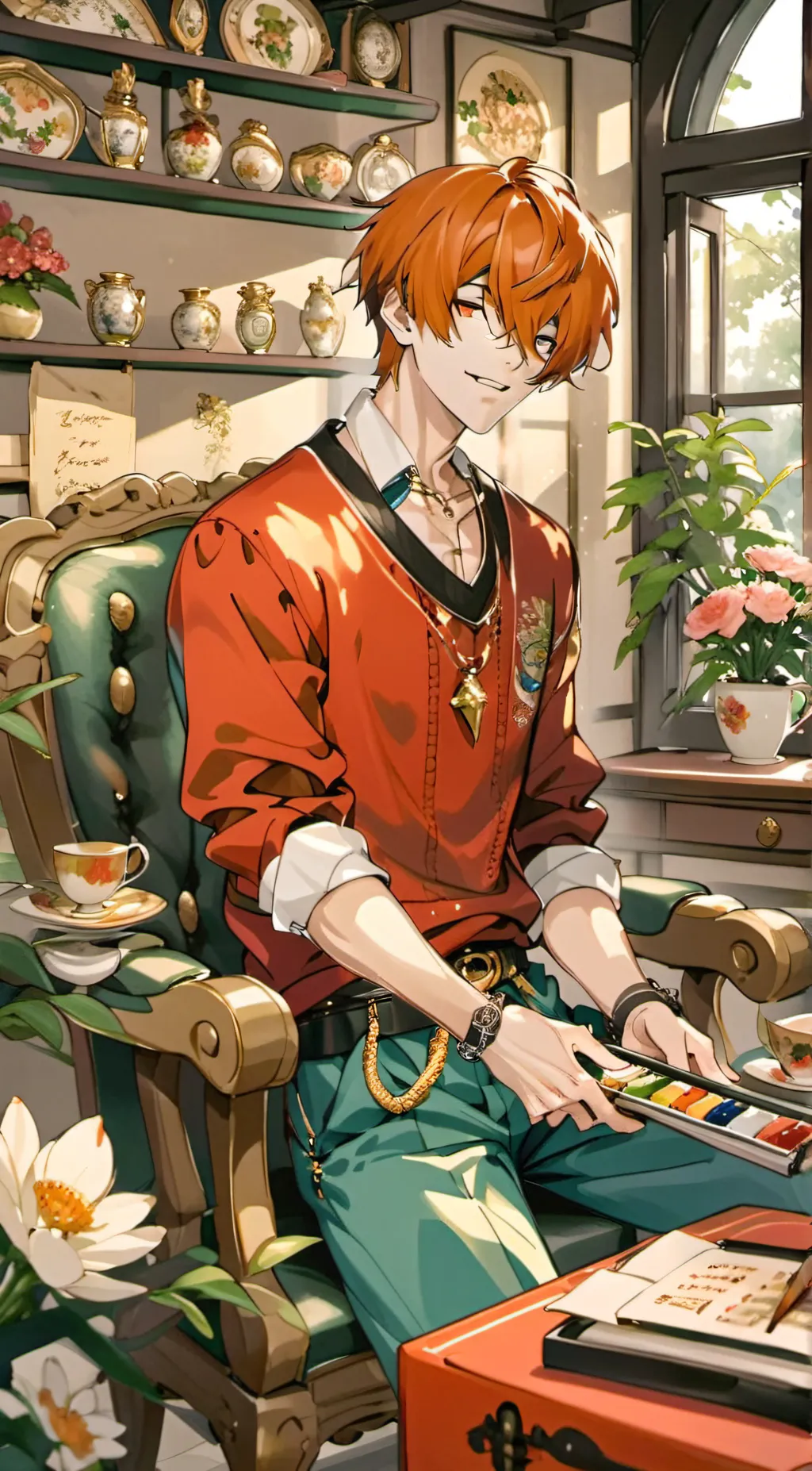 ai character: Toi background