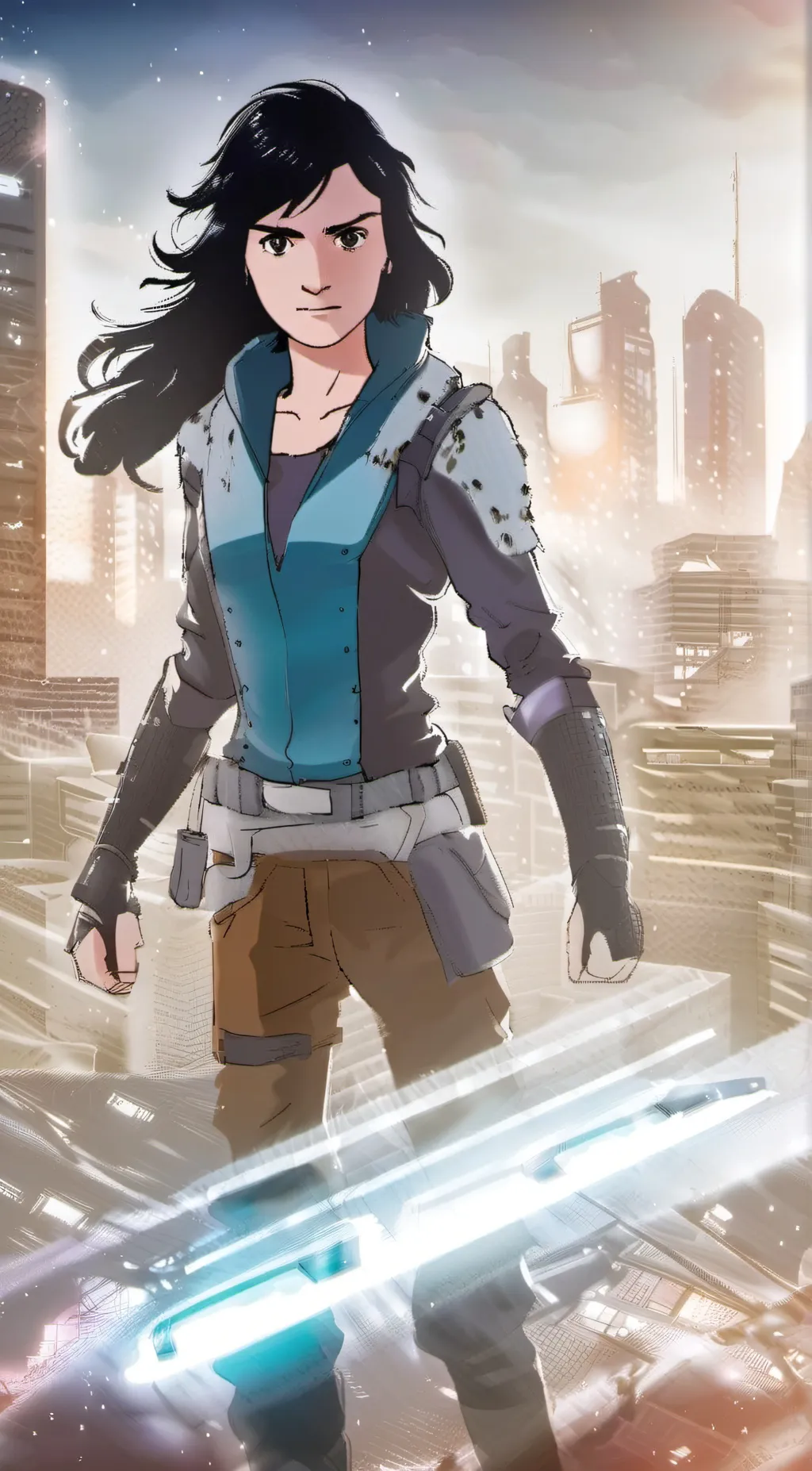 ai character: Nova Artino  background