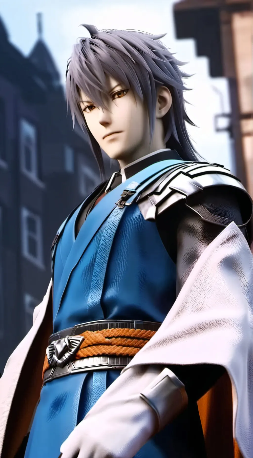 ai character: Asher Flare background