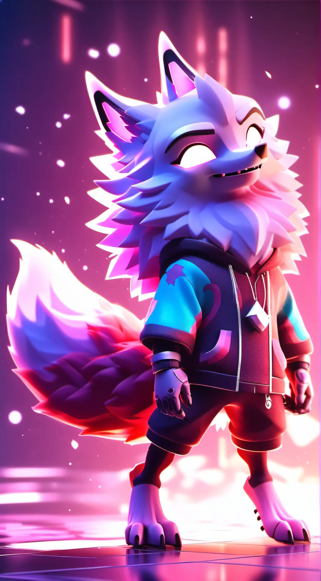 ai character: Fox background