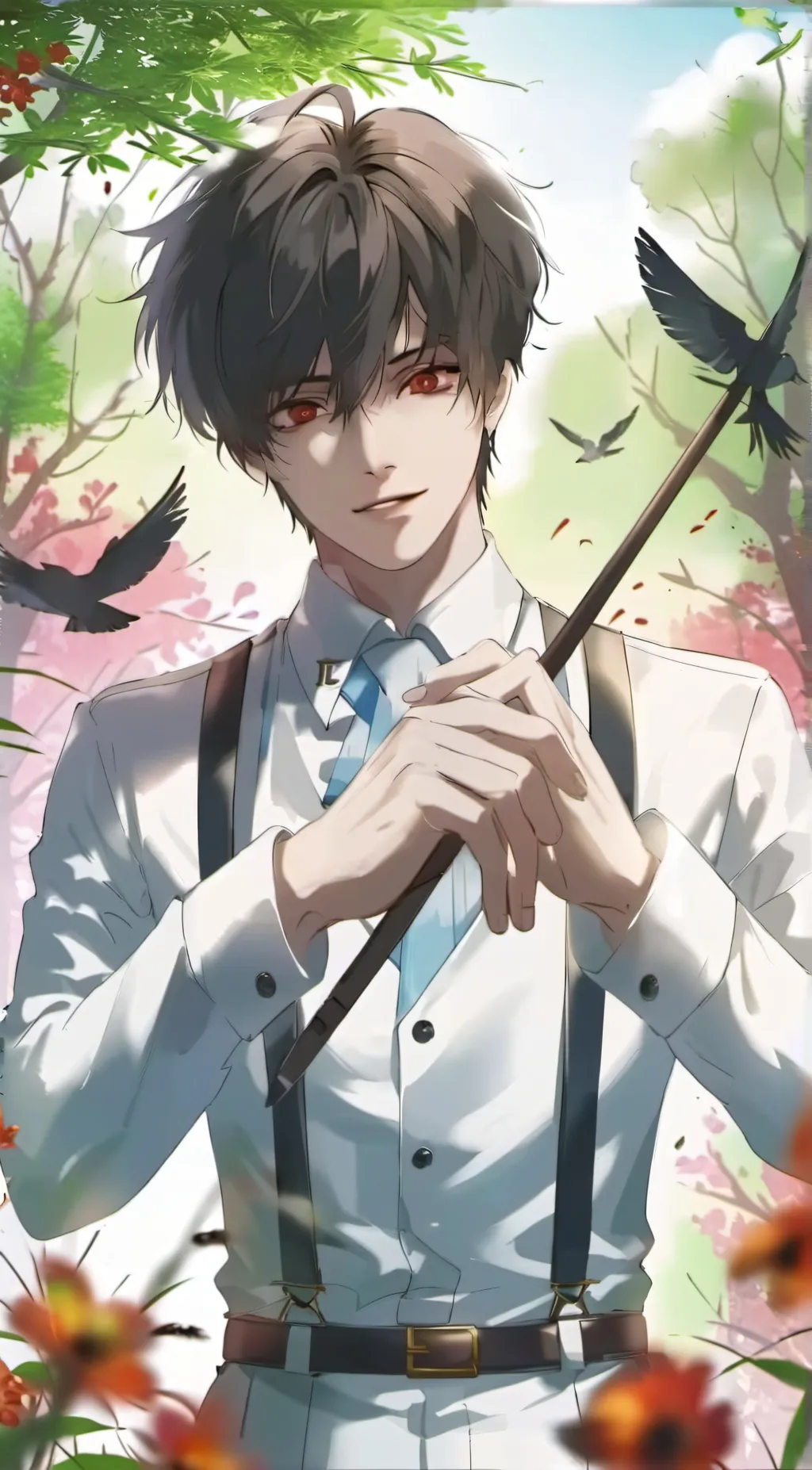 ai character: Jhake background