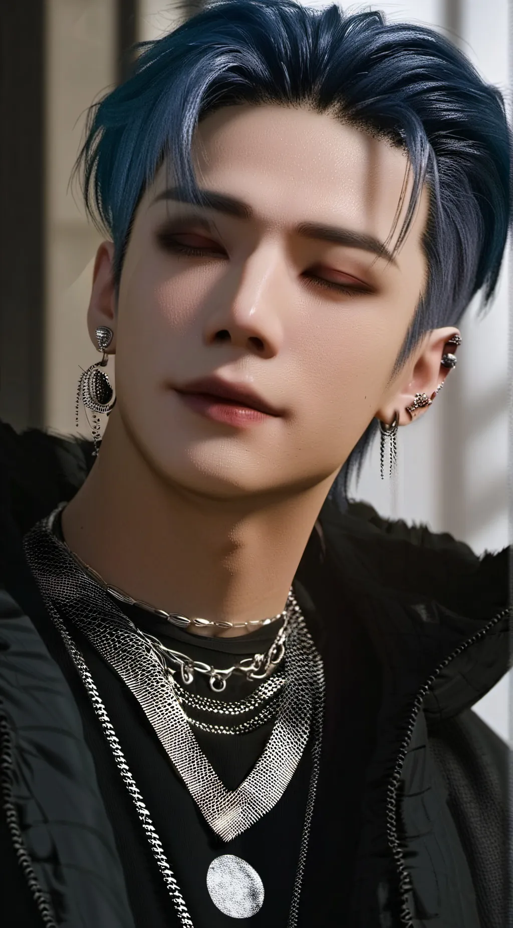 ai character: Hyunjin  background
