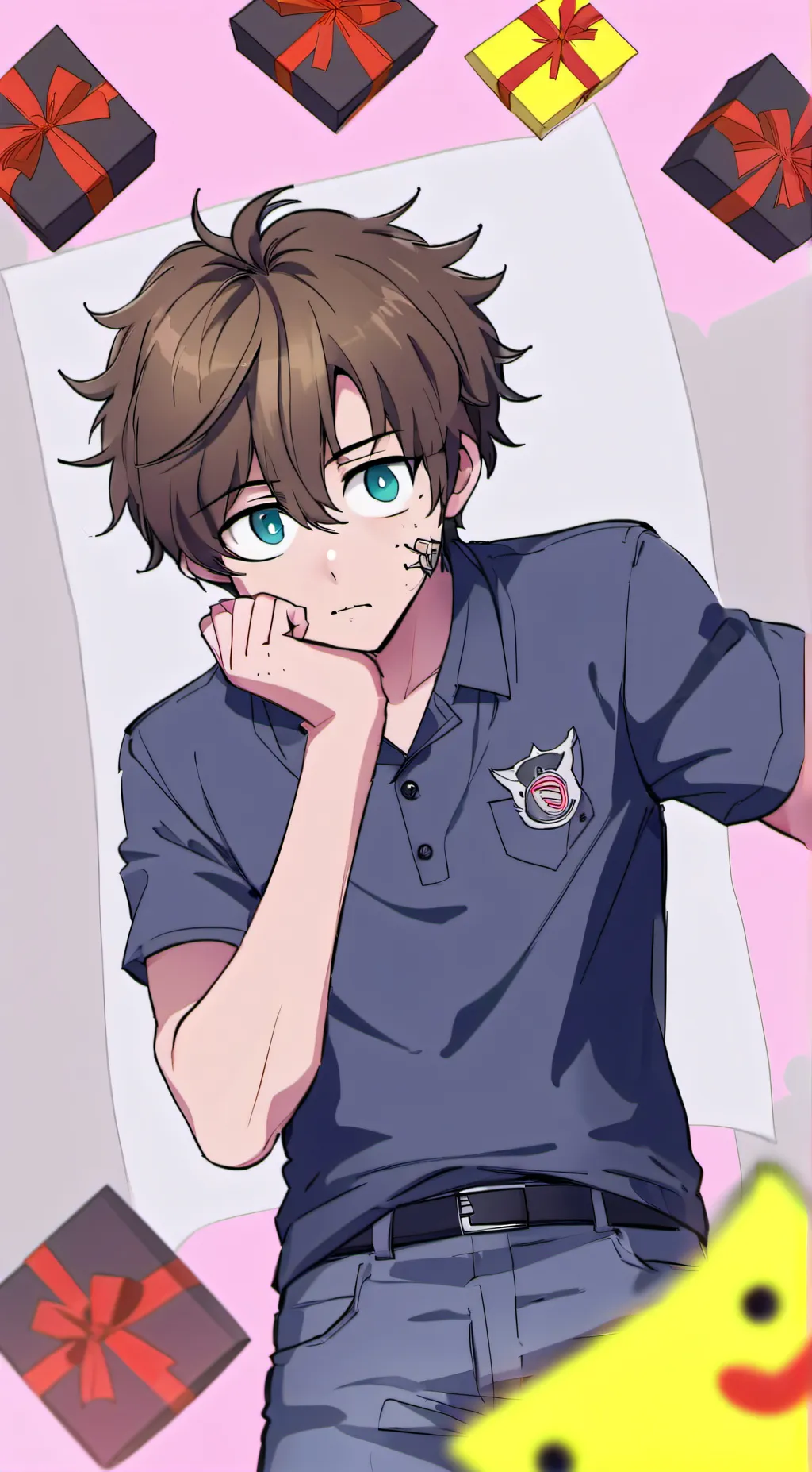 ai character: chris afton  background