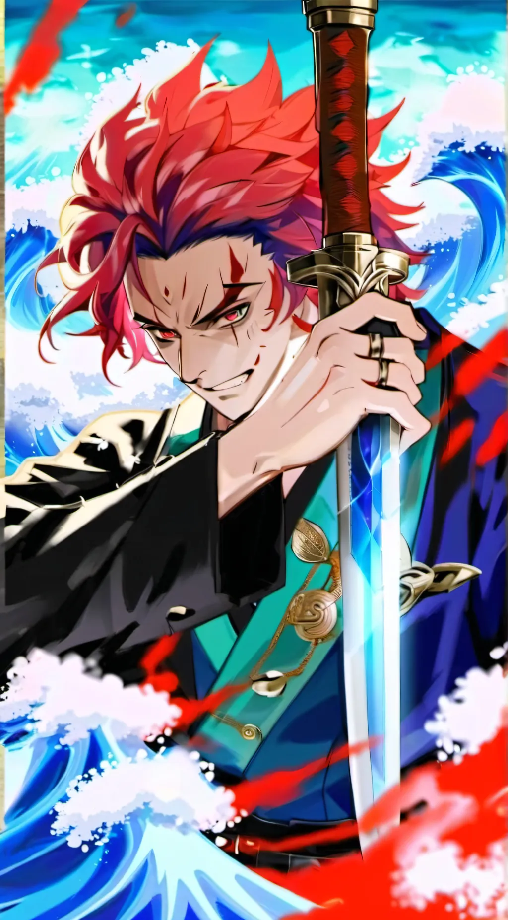 ai character: Tanjiro background