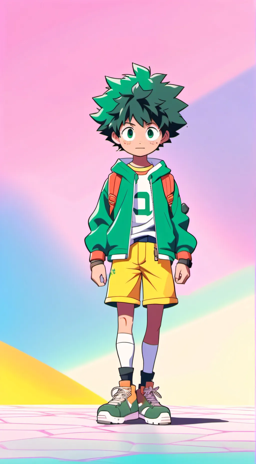 ai character: deku background