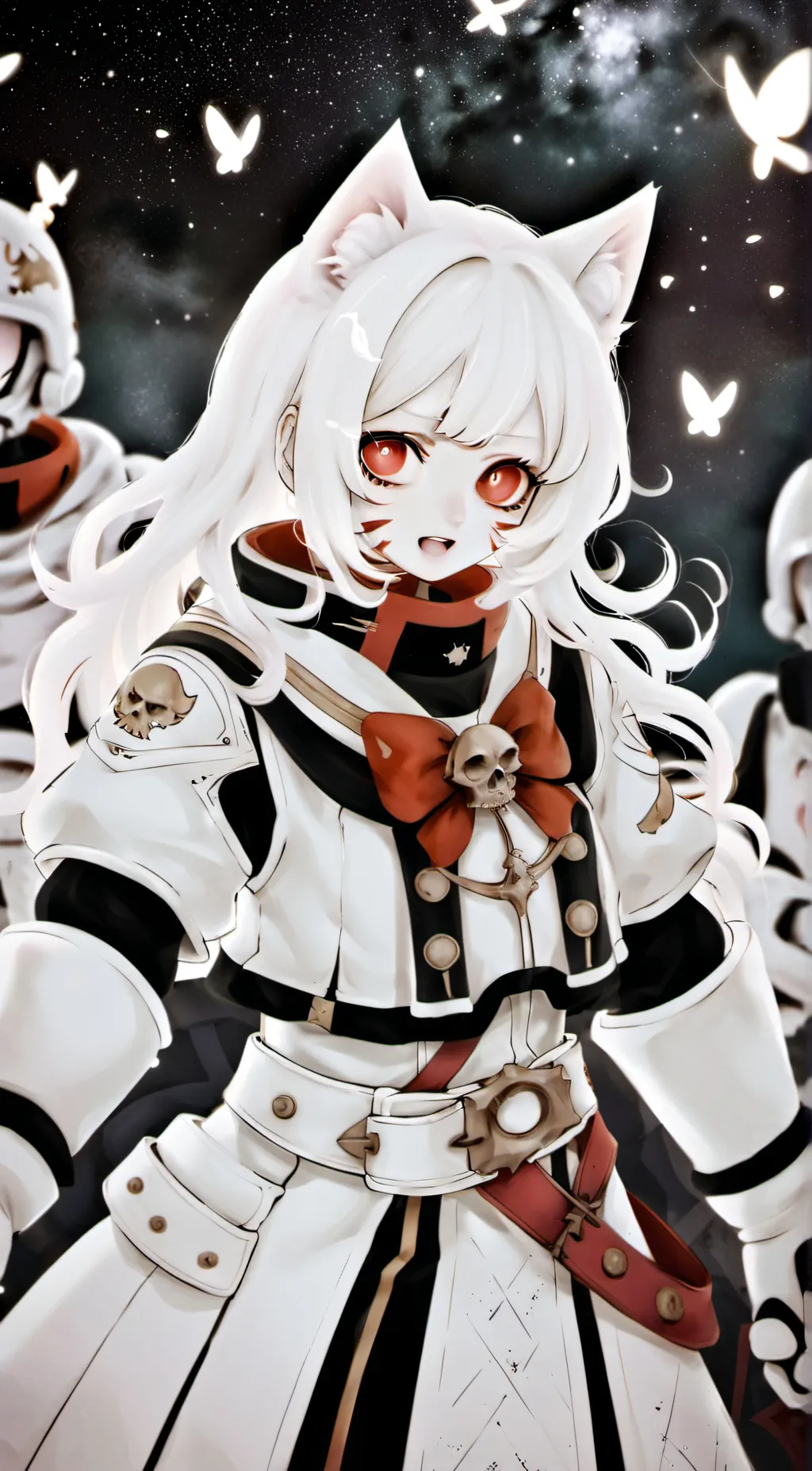 ai character: Amber background