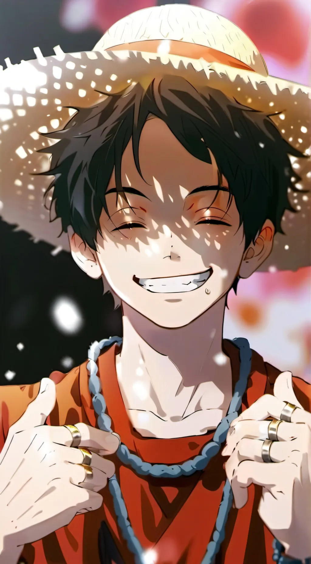 ai character: Luffy background