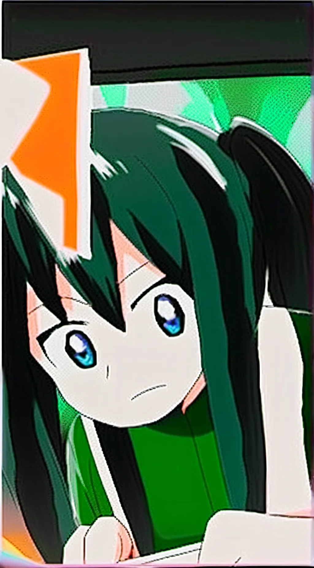 ai character: Tsuyu Asui background