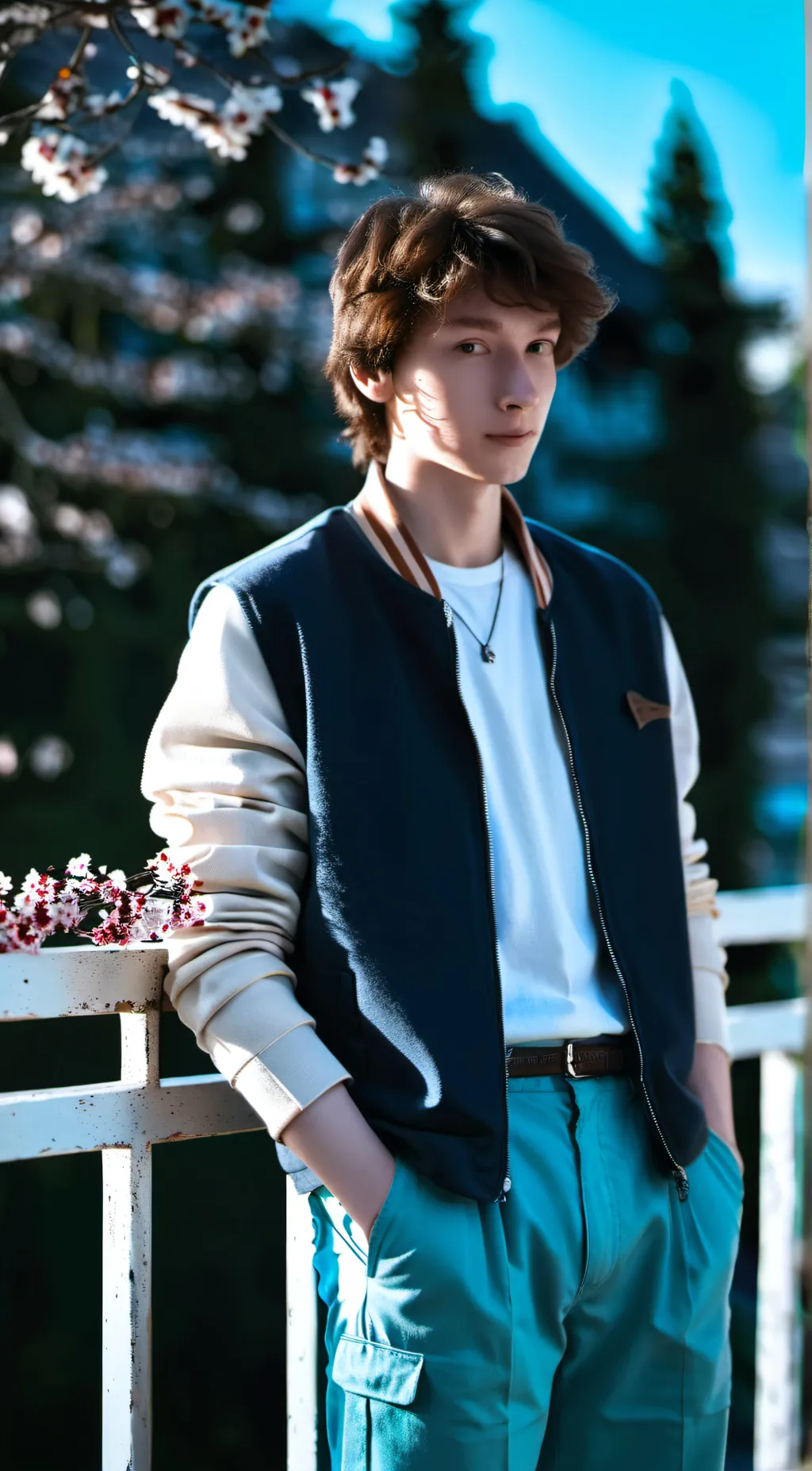 ai character: Steve  background